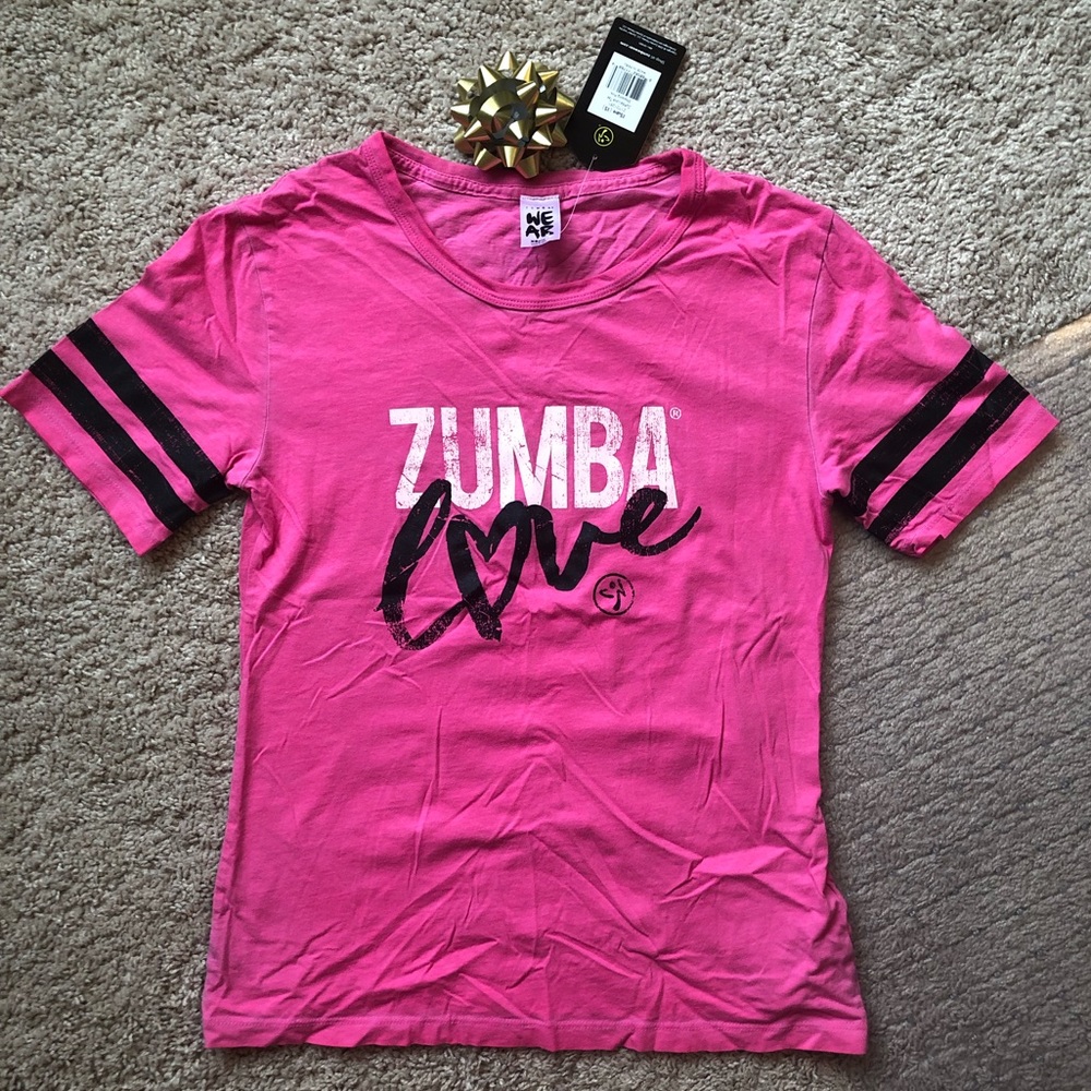 Valentine’s Zumba Athlete Shirt hotpink